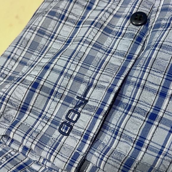 Blackhawk Warrior Wear 1700 Mens XL Blue Plaid Tactical Short Sleeve Shirt CCW - Picture 10 of 10